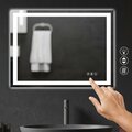 Prominence Home 48 inch x 36 inch Luxury LED Bathroom/Wall Mirror 59007-40